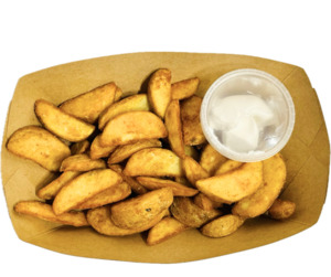 Snacks Menu: Wedges & Sour Cream