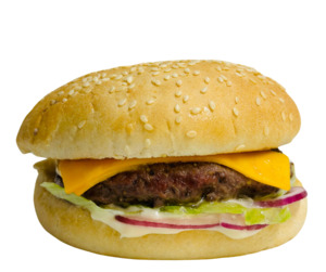 Burgers Menu: Beef Burger Regular