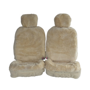 Sheepskin Seat Covers Universal 25mm Ivory