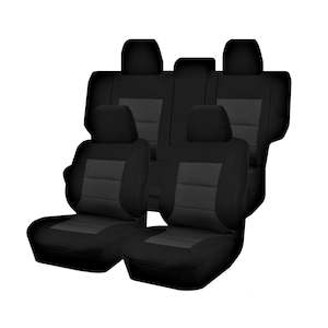 Premium Seat Covers for Mitsubishi Pajero NS-NT-NW-NX Series (11/2006-2022) 7 Seater | Black