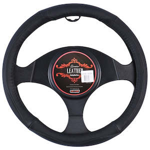 Steering Wheel Covers: Vegas Steering Wheel Cover - Black [Leather]