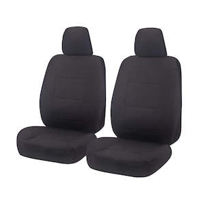 Toyota: Canvas Seat Covers for Toyota Landcruiser VDJ70 Series (2007-on)  Charcoal