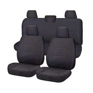 Toyota Hilux: Canvas Seat Covers for Toyota Hilux Workmate/Dual Cab (2015-2022)