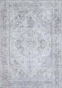 Vintage: Takaka Arbela Grey Machine Washable Rug