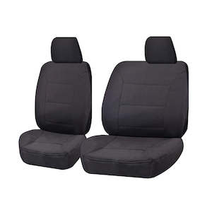Canvas Seat Covers for Toyota Landcruiser Vdj70 Series (2007-2022) ¾ Bench Charcoal