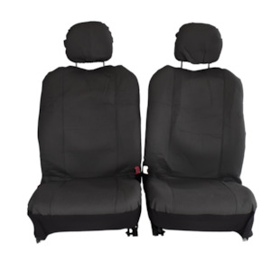 Prado: Canvas Seat Covers Suitable for Toyota Prado 11/2009-2020 150 Series Grey
