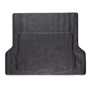 Universal Durable Black Rubber Boot Mat (Size 144 X 109.5Cm)