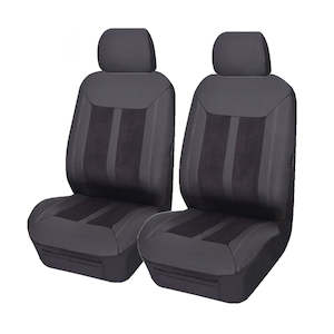 Universal Fury Front Seat Covers Size 30/35 | Black