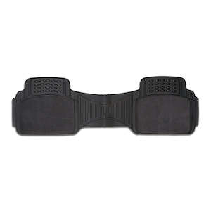 Colossus 1-Piece Grey Rubber/Carpet Car Mat