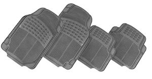 Carmat: Thunder 4-Piece Grey Rubber Car Mat