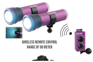 Bundles: Keldan Two Video 8XR 18000lm Ambient Lights w Remote Control & Ball Adapter