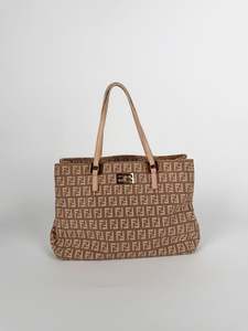 Pink Zucchino Canvas Tote Small