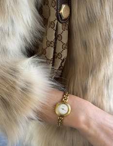 Gucci Gold Link Changeable Bezel