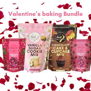 Gift Hampers Bundles: Valentine's Baking & Roses Bundle