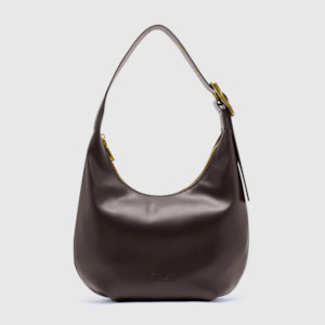 Brie Leon: Everyday Croissant Bag - Chocolate