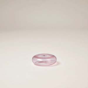 Gentle Habits: Glass Incense Holder - Pink