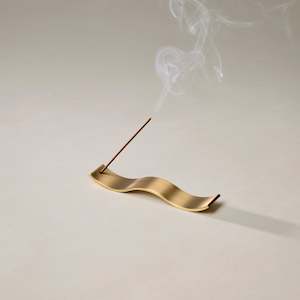 Gentle Habits: Brass Wave Holder