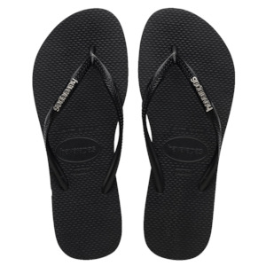 Slim Logo Metallic - Black / Silver