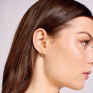 La Dailie: Odette - Crystal Cluster Mini Hoops