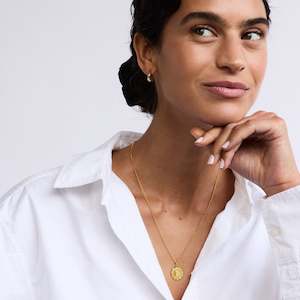 La Dailie: Everyday St Christopher Necklace - Gold