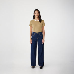 Avril Mid Slouchy Wide Jean - Nightfall