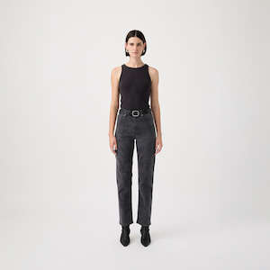 Outland Denim: Zoe High Straight Jean - Ink