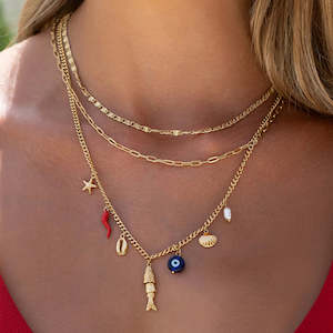 Jewellery: Oceanus Charm Necklace