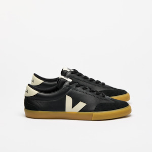 Footwear: Volley O.T. Leather - Black / Pierre