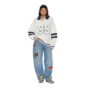 Ksubi: 99 Boyfriend Polo Sweatshirt