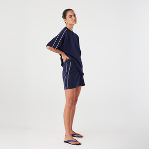 Pippa Oversized Tee - Navy