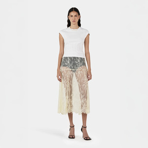 Hansen Gretel: Emanuel Lace Skirt - Butter