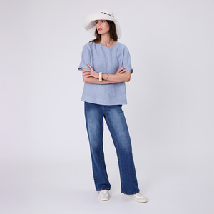 Sable Linen Top