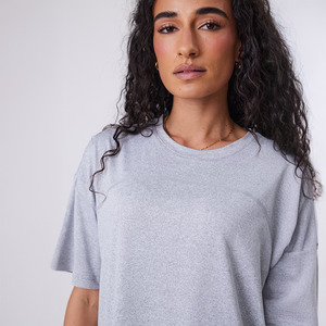 Marlow: Half Time Tee - Grey Marle