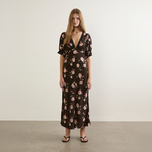 Myles Midi Dress - Charcoal