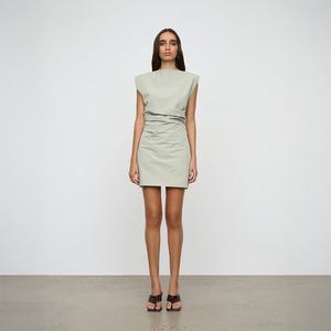 Dresses: Palvin Mini Dress - Sage