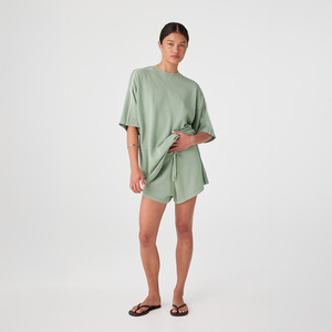 Arcaa: Pippa Oversized Tee - Eucalyptus