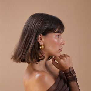 Dina Hoops - Gold