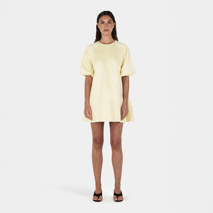 Jemima Taffeta Dress - Butter