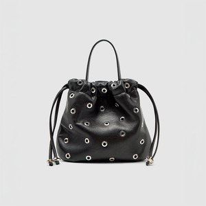 Brie Leon: Halle Eyelet Crossbody - Black
