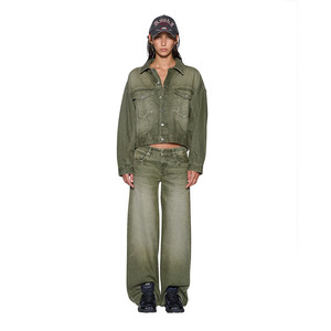 Denim: Dropout Low Rise Jean