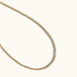 La Dailie: Everyday Rolo Chain Necklace - Gold