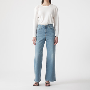 Outland Denim: Ellie High Wide Jean - Drift