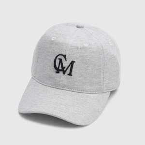 Isolde Embroidered Logo Cap - Grey Marle