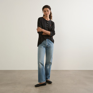 Kirby Henley Tee - Black