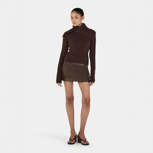 Knitwear: Roxanne Turtleneck - Chocolate
