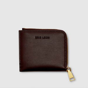 Brie Leon: Adie Zip Around Wallet - Chocolate