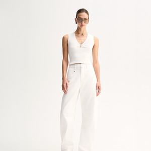 Lindsay Knit Top - White