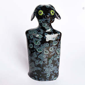 Christmas 2025: Little Black Crystal Dog #1 by Mark Rayner