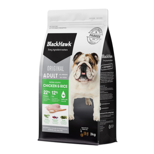BLACK HAWK ORIGINAL ADULT: CHICKEN & RICE – Seeds & Cereals (2000)