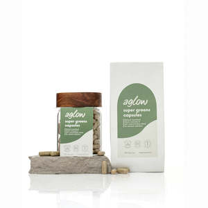 Aglow Super Greens Vege Capsules